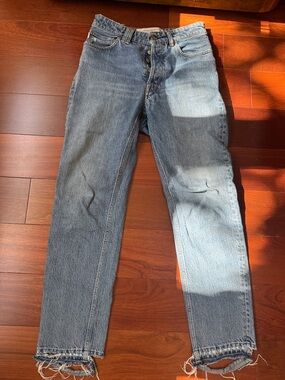 Golden Goose Light Blue Slim Straight Jeans